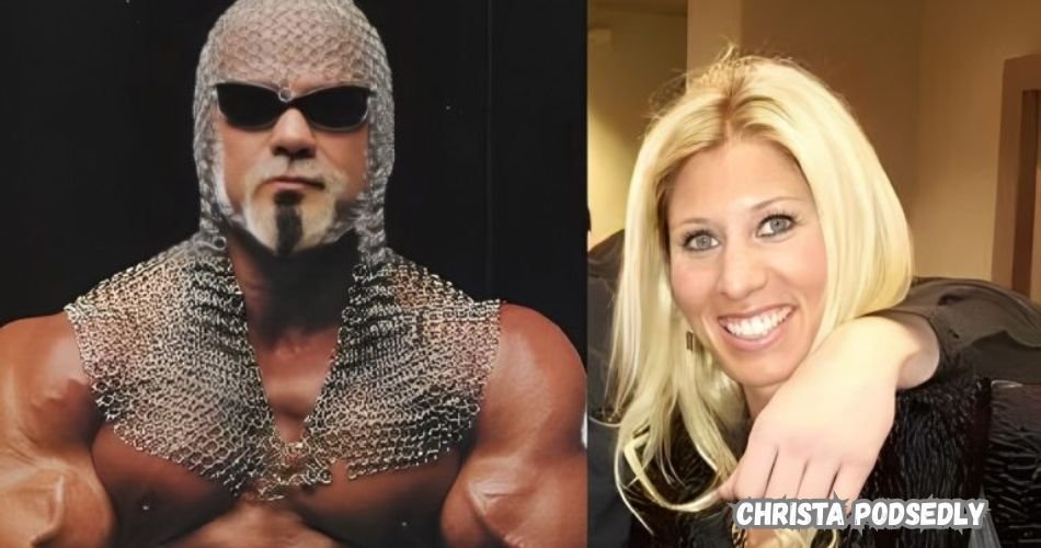 Christa Podsedly smiling at a public event with Rick Steiner.