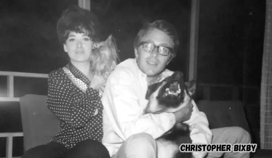 Young Christopher Bixby smiling with his parents, Bill Bixby and Brenda Benet.