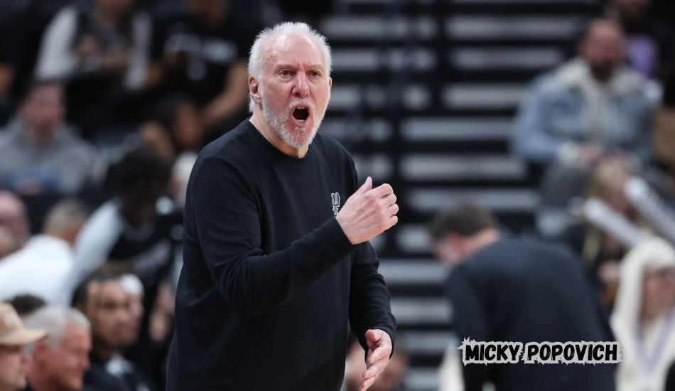 Micky Popovich at a basketball event.
