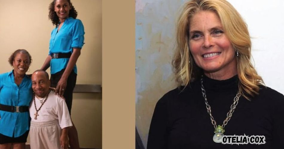 Otelia Cox smiling during a public appearance.