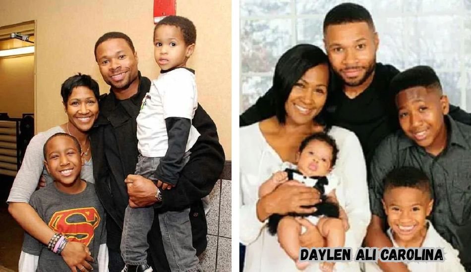 Daylen Ali Carolina with parents Derrick and Terri Vaughn