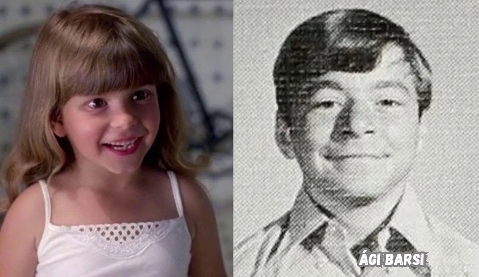 Ági Barsi on a 1980s film set.