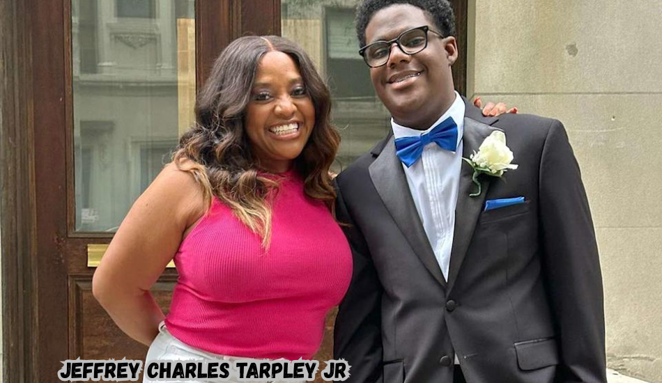 Jeffrey Charles Tarpley Jr with mother Sherri Shepherd.