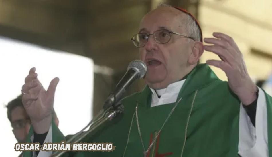 Oscar Adrián Bergoglio at a public event.