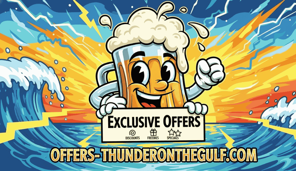 Exclusive offers at ThunderOnTheGulf.com.