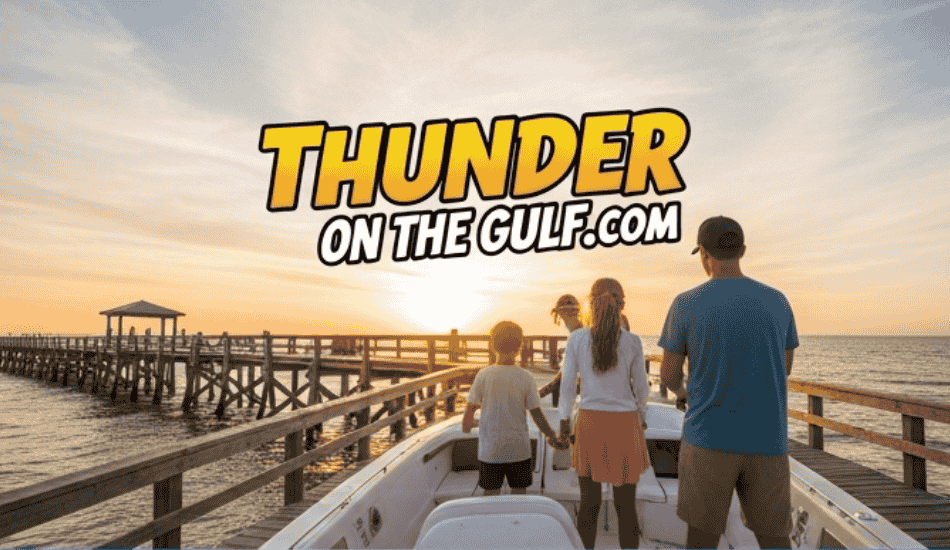 Family fishing at Thunder on the Gulf.